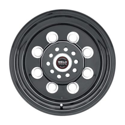 Weld Draglite 15x4 / 5x4.5 & 5x4.75 BP / 1.875in BS Black Wheel - Non-Beadlock Weld Wheels - Forged