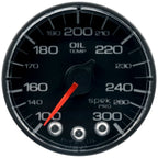 Autometer Spek-Pro 52.4mm 100-300 F Deg Digital Stepper Motor Oil Temp Gauge AutoMeter Gauges