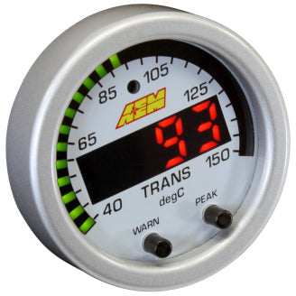 AEM X-Series Temperature 100-300F Gauge Kit (ONLY Black Bezel and Water Temp. Faceplate) AEM Gauges