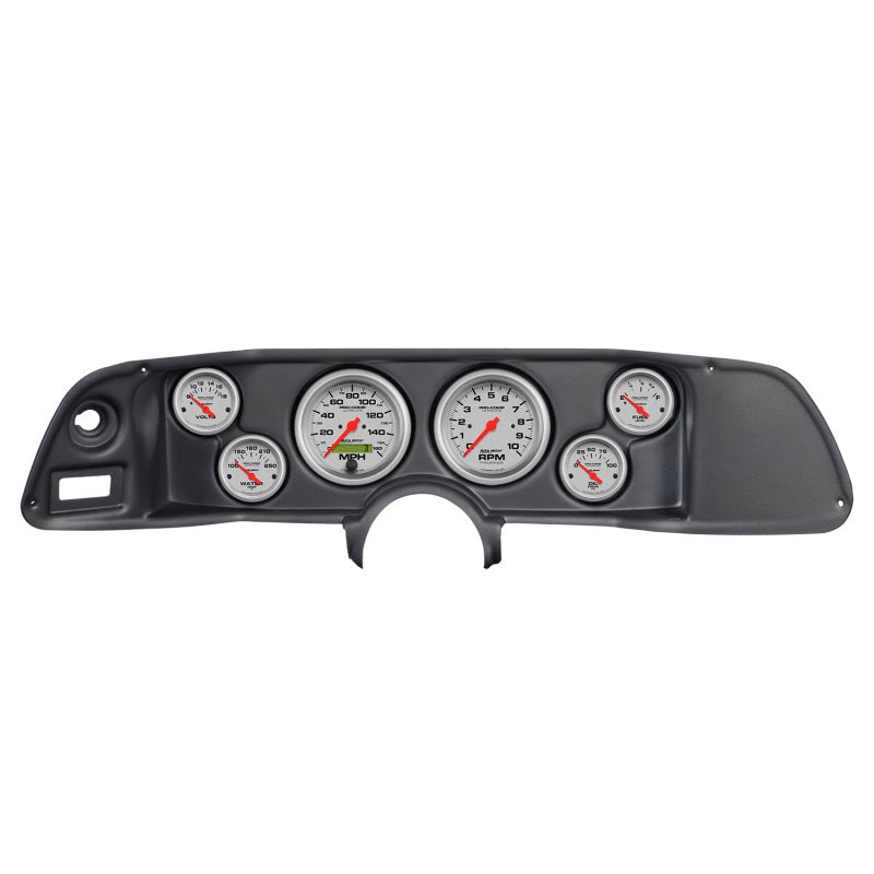 Autometer Ultra-Lite 70-78 Camaro Dash Kit 6pc Tach / MPH / Fuel / Oil / WTMP / Volt AutoMeter Gauges