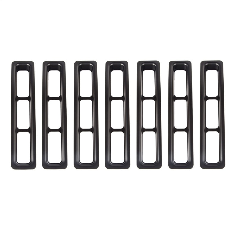 Rugged Ridge Grille Inserts Black 97-06 Jeep Wrangler Rugged Ridge Grilles