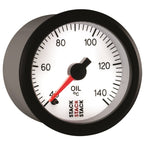 Autometer Stack 52mm 40-140 Deg C 1/8in NPTF Male Pro Stepper Motor Oil Temp Gauge - White AutoMeter Gauges