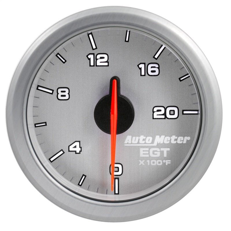 Autometer Airdrive 2-1/16in EGT Gauge 0-2000 Degrees F - Silver AutoMeter Gauges