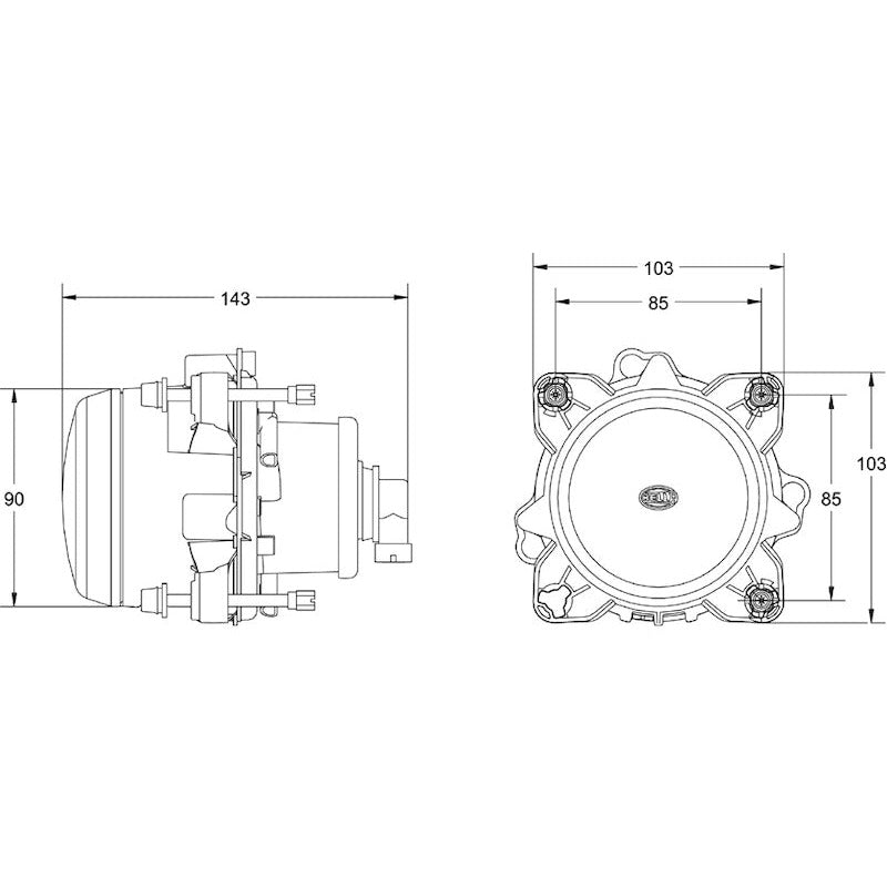 Hella Insert/ Headlight 1B0 Hella Wiring Connectors