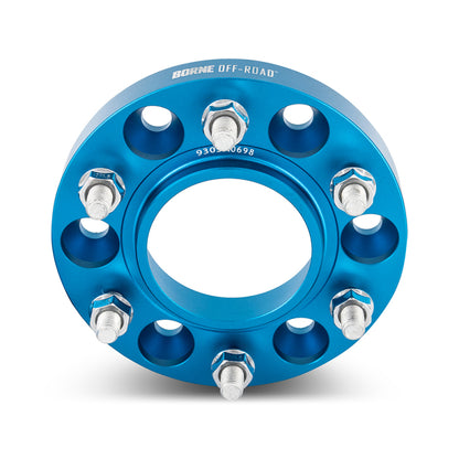 Mishimoto Borne Off Road Wheel Spacers - 6x135 - 87.1 - 25 - M14 - Blue