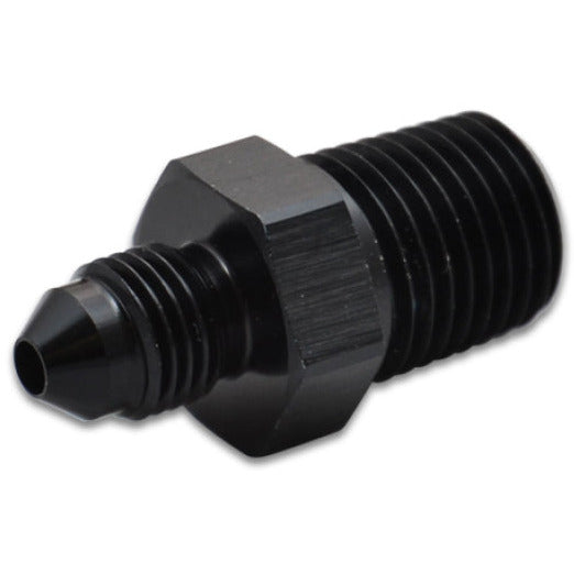 Vibrant -4AN to 1/4in NPT Straight Adapter Fitting - Aluminum Vibrant Fittings