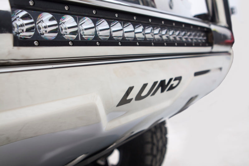 Lund 04-18 Ford F-150 (Excl. Heritage) Bull Bar w/Light & Wiring - Polished