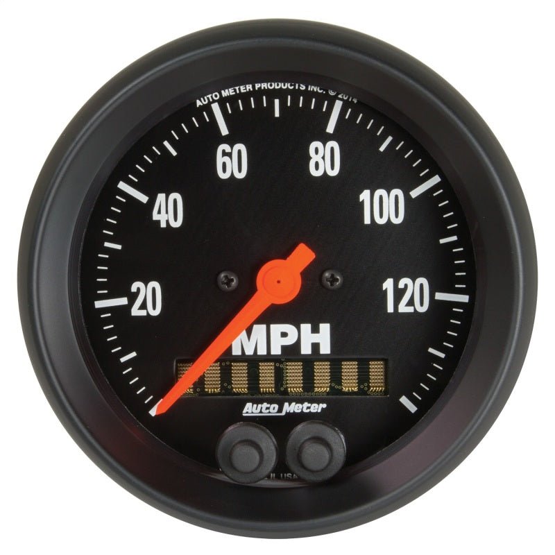 Autometer Z Series 3-3/8in 140 MPH In-Dash Full Sweep GPS Speedometer AutoMeter Gauges