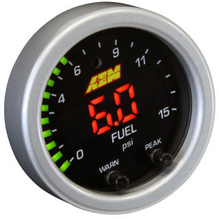 AEM X-Series Pressure 0-15psi Gauge Kit AEM Gauges