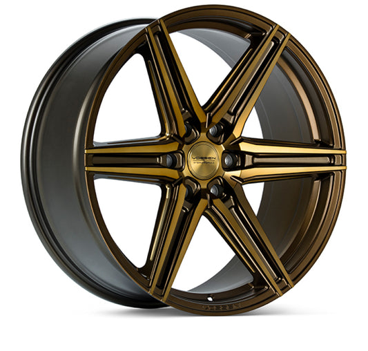 Vossen HF6-2 24x10 / 6x135 / ET25 / Deep Face / 87.1 - Tinted Matte Bronze Wheel