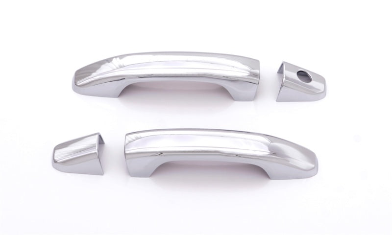 AVS 14-18 Chevy Silverado 1500 Door Handle Covers (2 Door) 4pc Set - Chrome