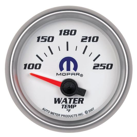 Autometer Mopar 52.4mm SSE 100-250 Degree F Water Temperature Gauge AutoMeter Gauges