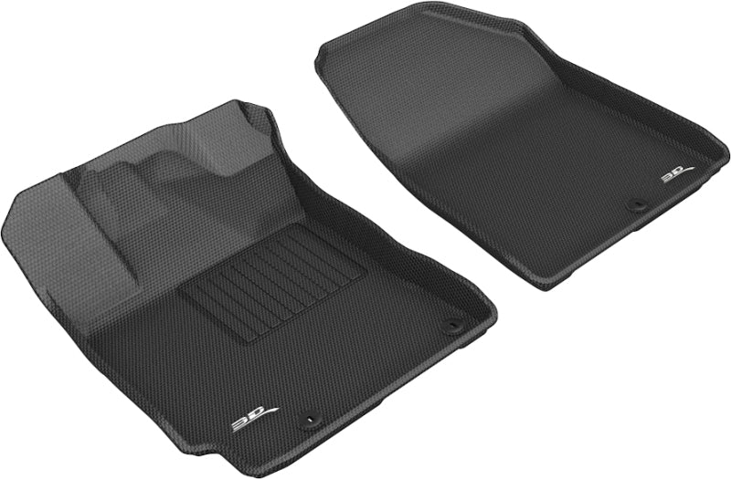 3D MAXpider 2019-2020 Kia Forte Kagu 1st Row Floormat - Black