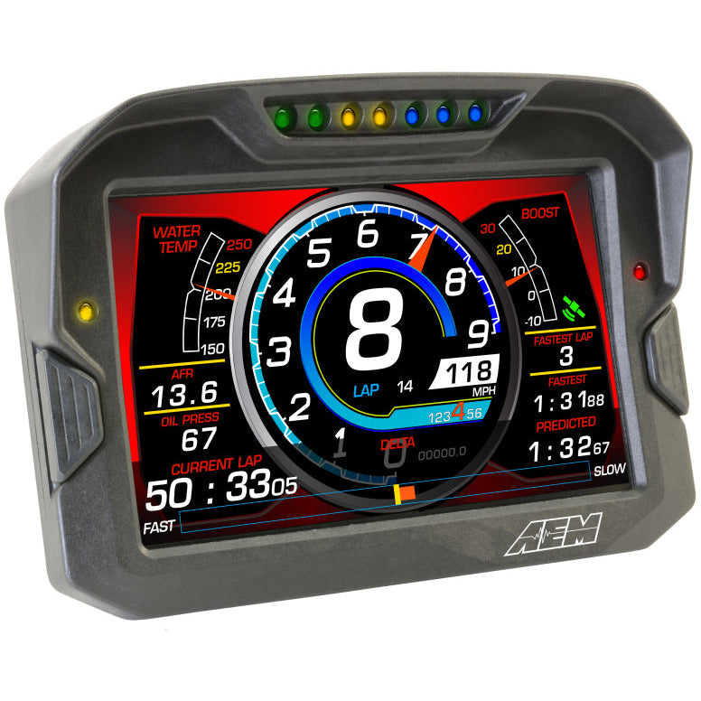 AEM CD-7 Logging Race Dash Carbon Fiber Digital Display (CAN Input Only) AEM Gauges