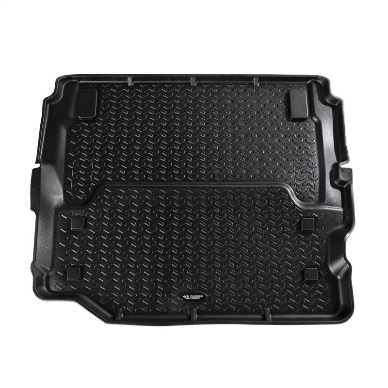 Rugged Ridge Floor Liner Kit Black F/R/Full Cargo 18-20 Jeep Wrangler JL 2Dr Rugged Ridge Floor Mats - Rubber