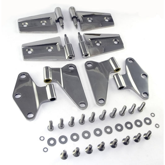 Rugged Ridge 07-18 Jeep Wrangler JK Stainless Steel Door Hinge Kit Rugged Ridge Hardware Kits - Other