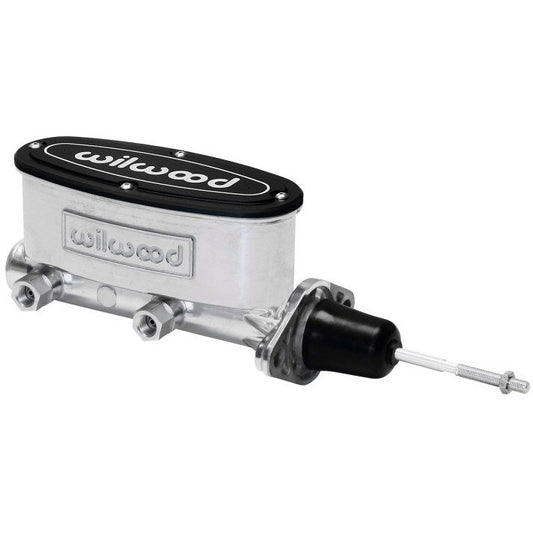 Wilwood High Volume Tandem Master Cylinder - 7/8in Bore Ball Burnished-W/Pushrod Wilwood Brake Master Cylinder