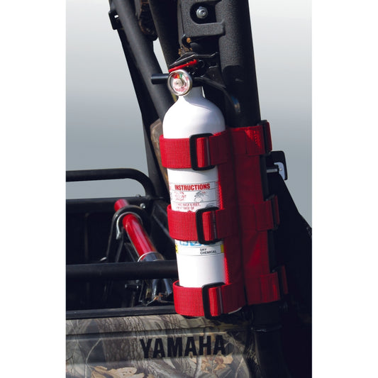 Rugged Ridge Fire Extinguisher Holder Red Rugged Ridge Dash & Interior Trim