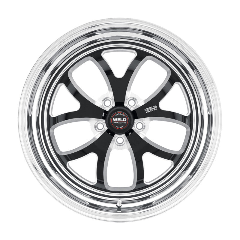 Weld S76 17x10 / 5x4.75 BP / 8.3in. BS Black Wheel (Medium Pad) - Non-Beadlock Weld Wheels - Forged