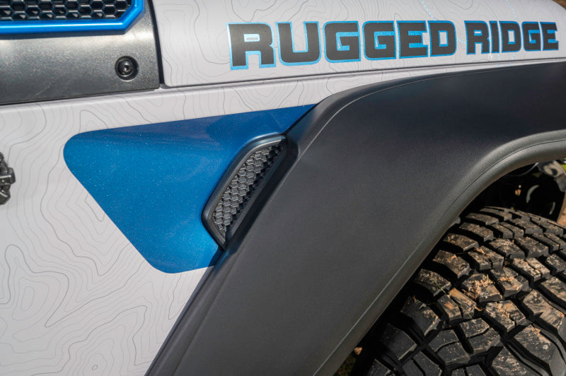 Rugged Ridge Max Terrain Fender Flare Set F & R 18-22 Jeep Wrangler JL Rugged Ridge Fenders