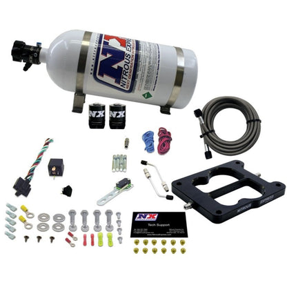 Nitrous Express Q-Jet/Holley Spread Bore Nitrous Kit (50-300HP) w/10lb Bottle Nitrous Express Nitrous Systems