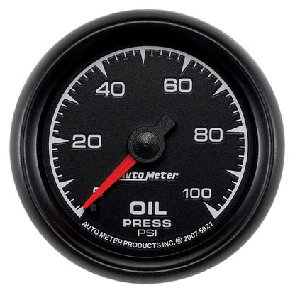 Autometer ES 52mm 0-100 PSI Mechanical Oil Pressure Gauge AutoMeter Gauges