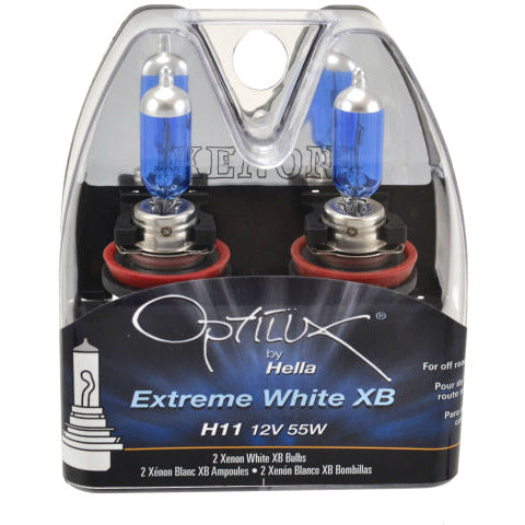 Hella H11 12V 55W Xenon White XB Bulb (Pair) Hella Driving Lights