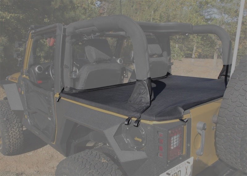 Rugged Ridge Tonneau Cover 07-18 Jeep Wrangler JK 2 Door Rugged Ridge Tonneau Covers - Hard Fold