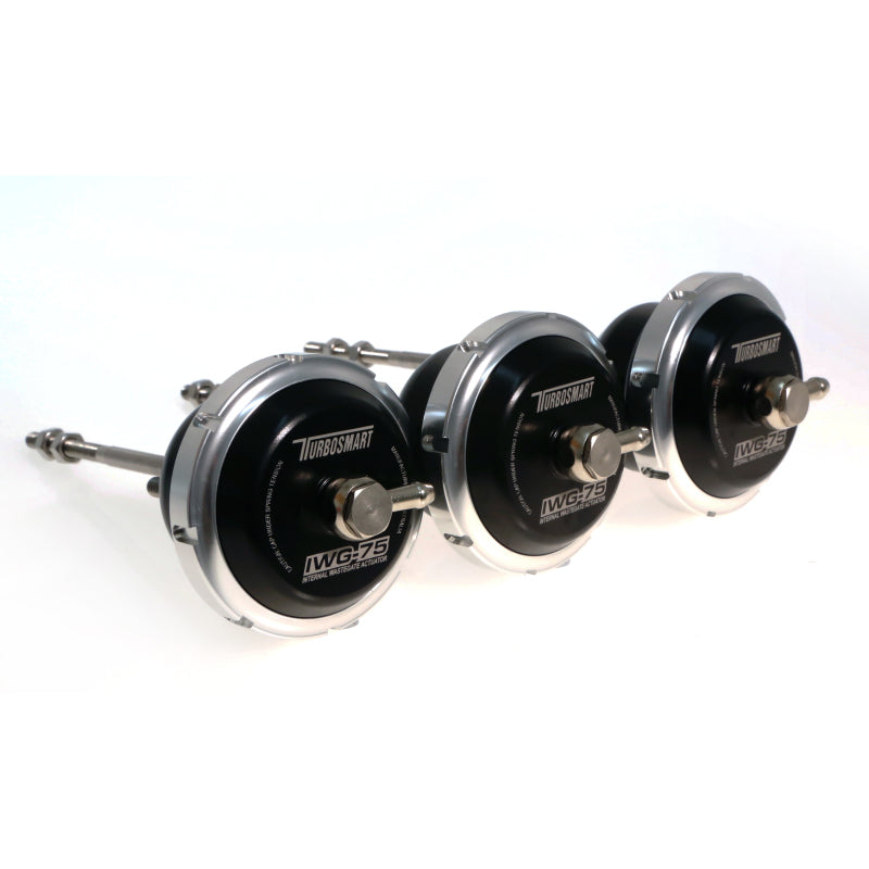 Turbosmart Universal IWG75 Borg Warner EFR B1 Twin Scroll 140mm Rod Black 14PSI IWG Turbosmart Wastegates