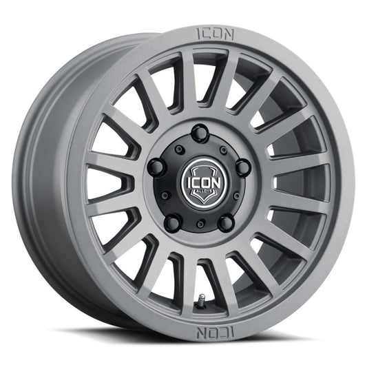 ICON Recon SLX 18x9 6x135 BP 6mm Offset 5.25in BS 87.1mm Hub Bore Charcoal Wheel