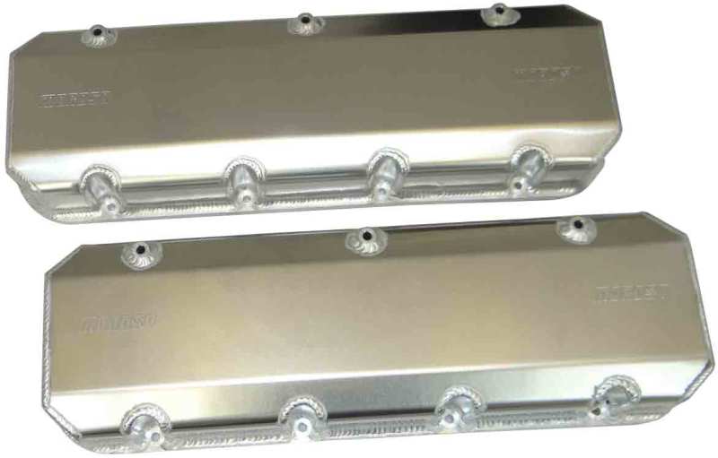 Moroso Brodix SR20/Dart Pro1 Valve Cover - 3in - Exhaust Pockets/Intake Tubes - Aluminum - Pair