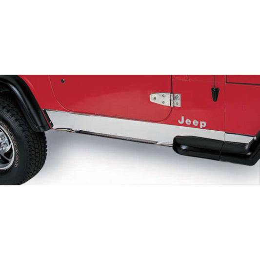 Rugged Ridge 97-06 Jeep Wrangler TJ Stainless Steel Rocker Panel Cover