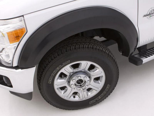 Lund 07-13 Chevy Silverado 1500 Ex-Extrawide Smooth Elite Series Fender Flares - Black (2 Pc.)