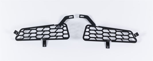 Putco 18-20 Ford F-150 Raptor - Hex Shield - Black Powder Coated Bumper Grille Inserts