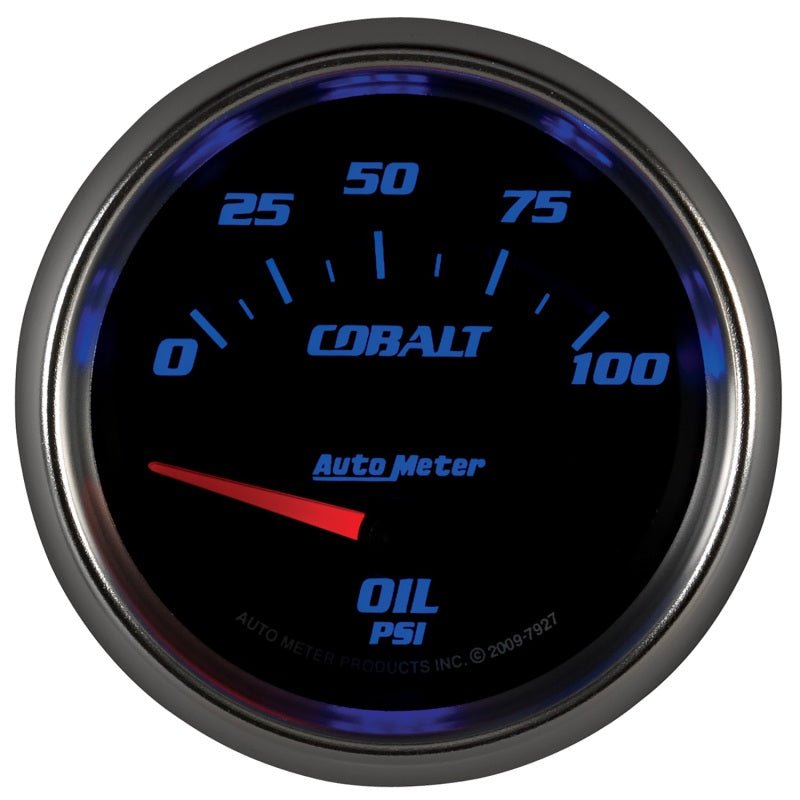 Autometer Cobalt 66.7mm 0-100 PSI Oil Pressure Gauge AutoMeter Gauges