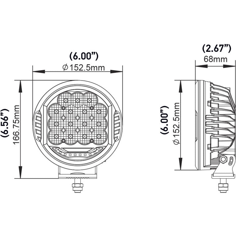 Hella 500 LED Driving Lamp Kit Hella Driving Lights