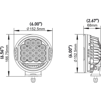 Hella 500 LED Driving Lamp Kit Hella Driving Lights