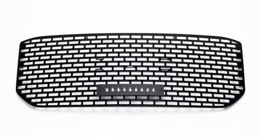 Putco 15-20 GMC Yukon XL Liquid 3D Slot/Blk Denali Style Lighted Boss Grille w/10in Luminix Lightbar