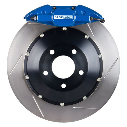 StopTech 89-95 Nissan Skyline GT-R R32 Rear BBK ST22 328x28 Slotted Rotors Blue Calipers Stoptech Big Brake Kits