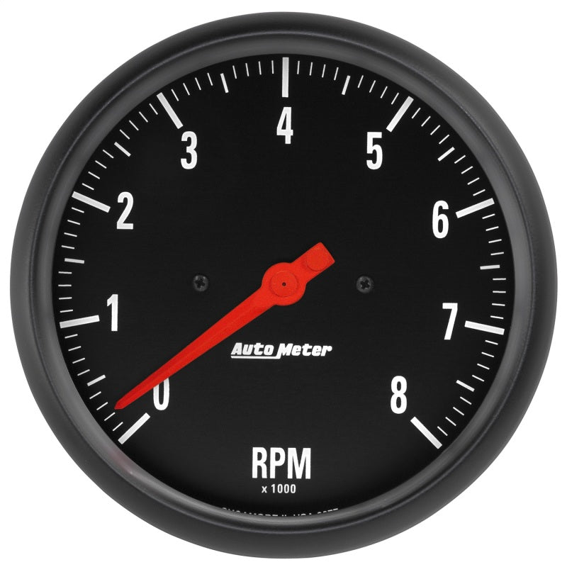 Autometer Z Series 5in. In-Dash 0-8K RPM Tachometer Gauge AutoMeter Gauges