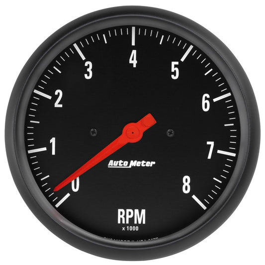 Autometer Z Series 5in. In-Dash 0-8K RPM Tachometer Gauge AutoMeter Gauges