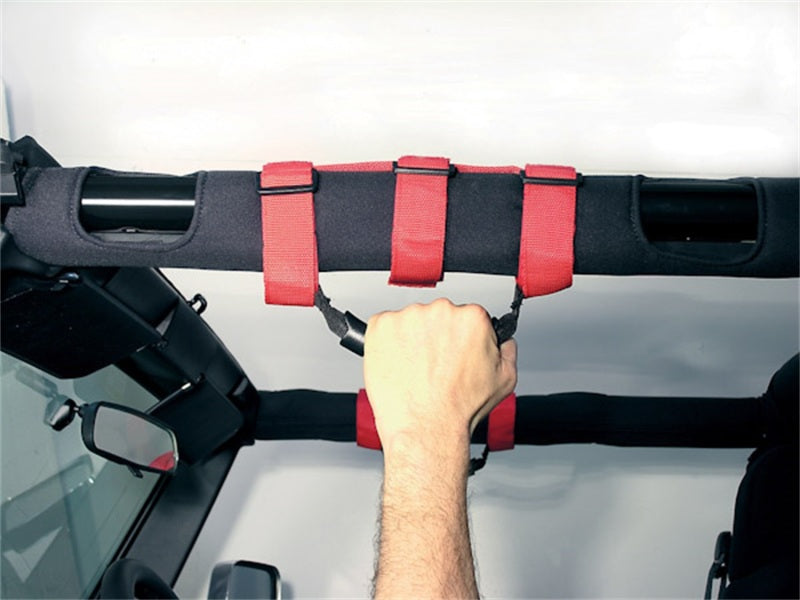 Rugged Ridge Ultimate Grab Handles Red 55-20 CJ/Jeep Wrangler /JT Rugged Ridge Dash & Interior Trim