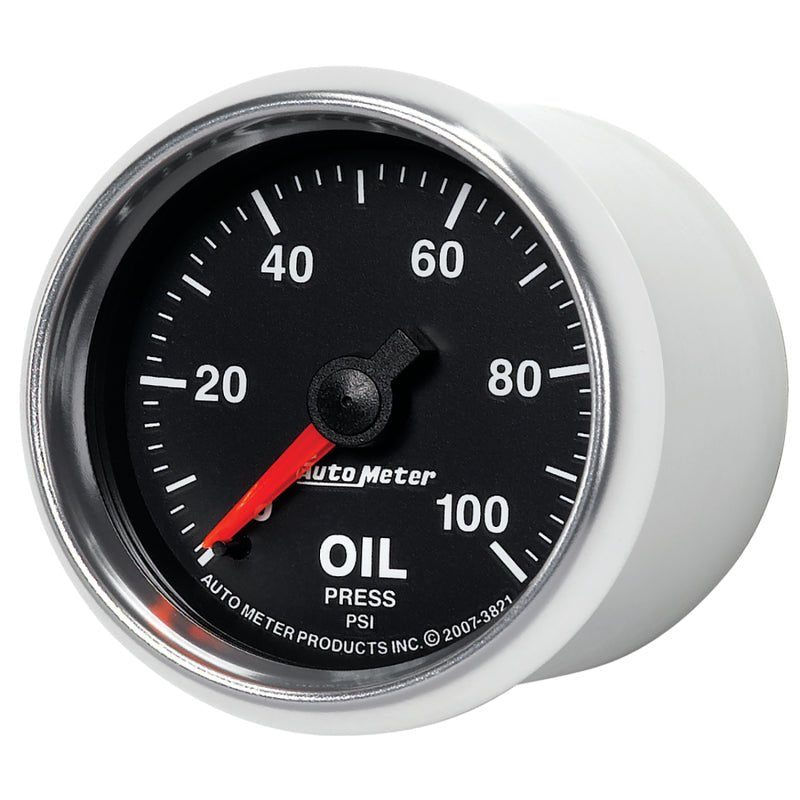 Autometer GS 52mm 0-100 PSI Mechanical Oil Pressure Gauge AutoMeter Gauges