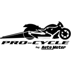 Autometer Pro-Cycle Gauge Voltmeter 2 1/16in 18V Digital Stepper Motor Black AutoMeter Gauges