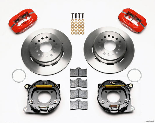 Wilwood Forged Dynalite P/S Park Brake Kit Red 93-97 Camaro/Firebird