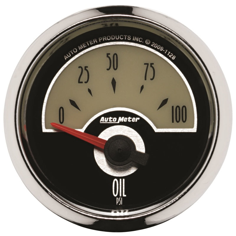 Autometer Cruiser Electric Oil Pressure 2 1/16in 100 PSI Gauge AutoMeter Gauges