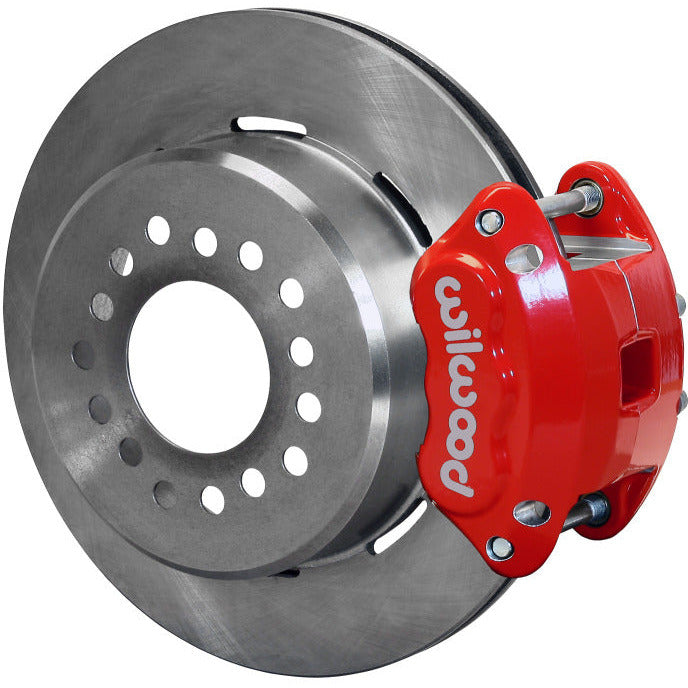 Wilwood D154 P/S Park Brake Kit Red New Big Ford 2.50in Off Staggerd Mount Wilwood Big Brake Kits