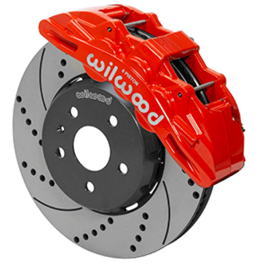 Wilwood SX6R Front Brake Kit 14in SRP Slotted/Drilled Red 16-19 Chevy Camaro SS Wilwood Big Brake Kits