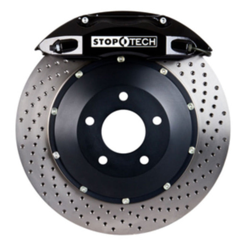 StopTech 89-95 Nissan Skyline GT-R R32 Front BBK ST40 355x32 Drilled Rotors Black Calipers Stoptech Big Brake Kits