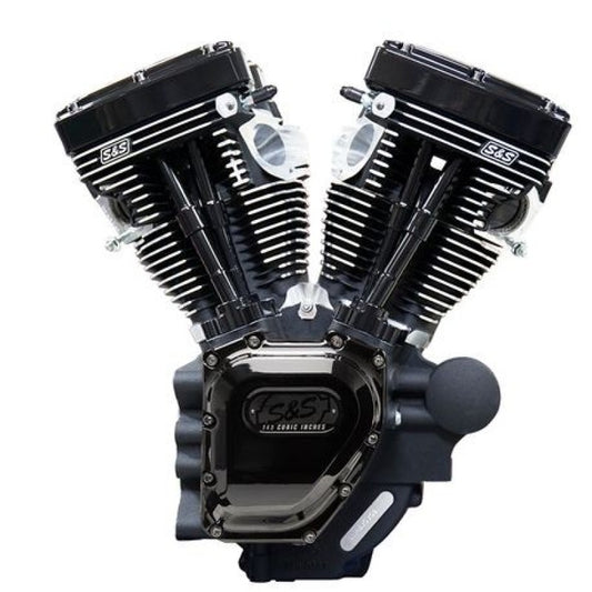 S&S Cycle 06-17 Dyna T143 Black Edition Long Block Engine - Wrinkle Black